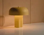 Bordlampe Sandro gul H.26 cm