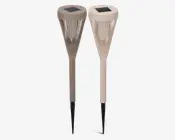 Solcellelampe udendørs ass H.46 cm