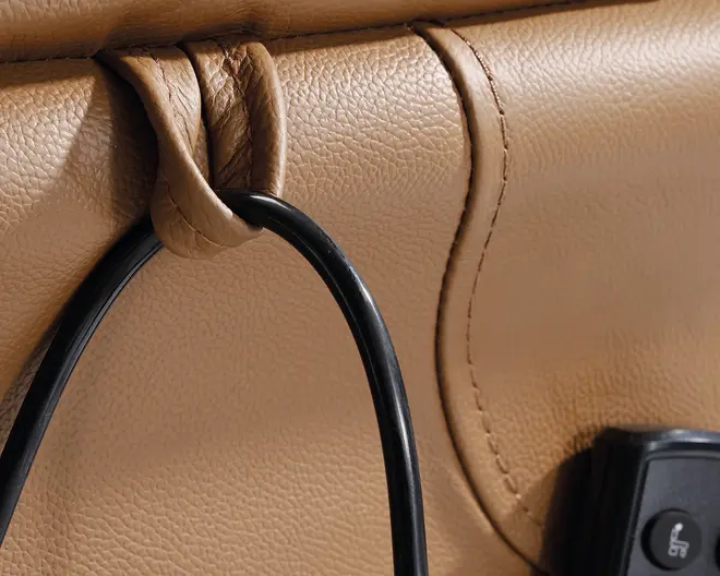 Stol m/indbygget skammel og løftefunktion