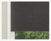 Plisse Gardin Touch 60x160 cm Grå