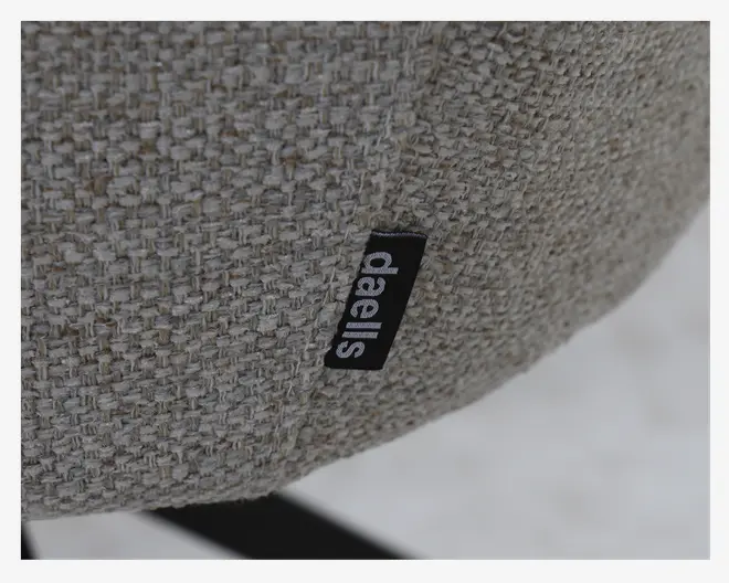 Spisebordsstol med armlæn beige