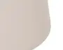 Nærbillede af en glat, lysebeige overflade med en diskret mat finish. Kanten er let buet og pænt skåret, hvilket giver et rent og moderne udtryk.