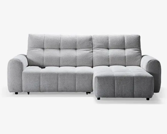 Sofa med chaiselong højre relaxfunktion