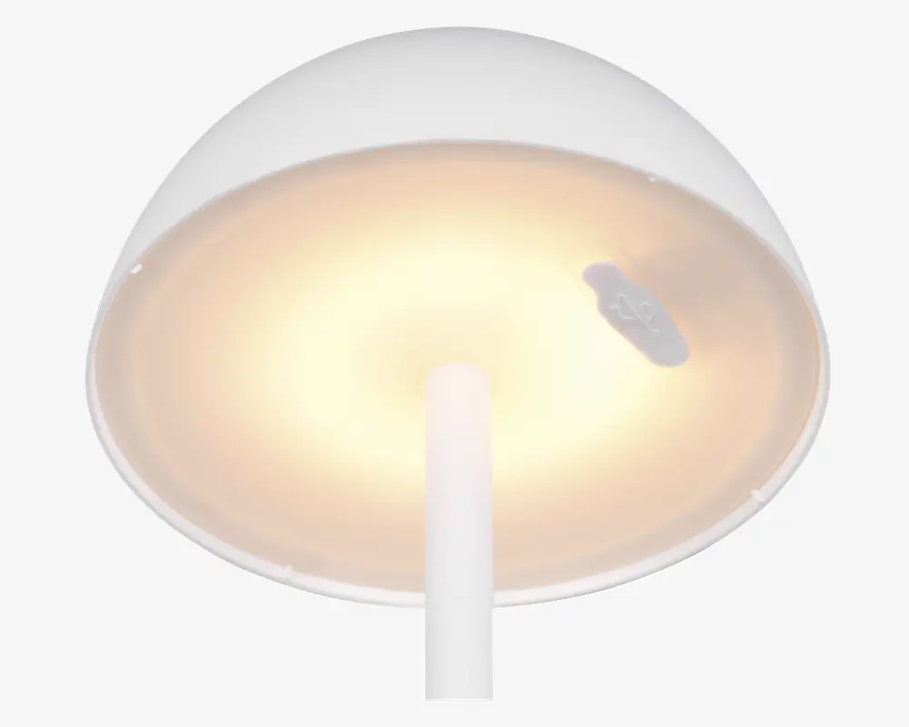 Bordlampe Ricardo mat hvid H.30 cm 