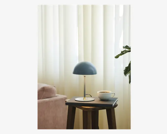 Bordlampe Boogie petroleum H.25 cm 