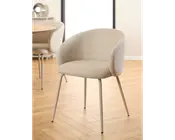 Spisebordsstol med armlæn i beige