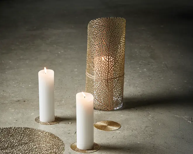 Bordskåner Stjerne Guld Ø.10 cm 