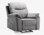 Hvilestol recliner elektrisk grå
