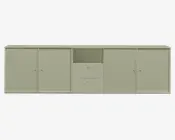 Reol Mistral 5 sekt. m/4 døre og 2 skuffer