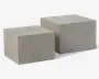 Sofabord Dice Travertin 2 Stk.