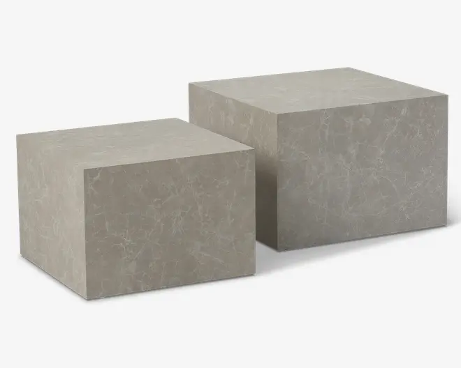 Sofabord Dice Travertin 2 Stk.