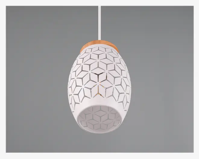 Pendel Bidar Hvid Ø.15 cm