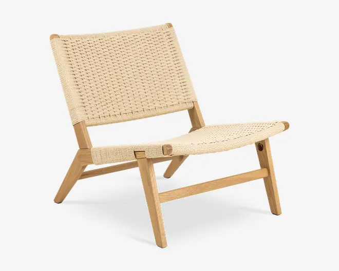 Loungestol Carson massiv eg