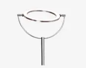 Gulvlampe Demian Børstet krom H.191 cm