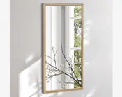 Spejl Gallery egetræ 40x80 cm 