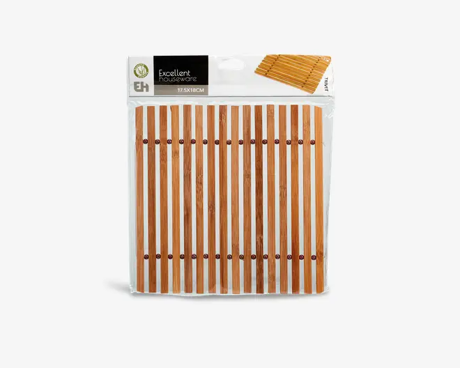 Bordskåner bambus 17,5x18 cm