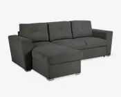 Sovesofa m/posefjedre grå