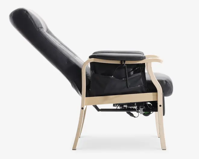 Otium stol sort/natur med sædeløft