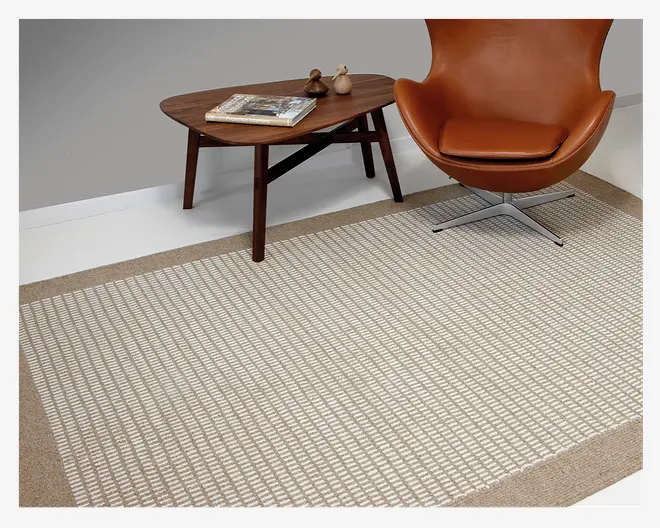 Tæppe Luxor natur/hvid 170x240 cm 