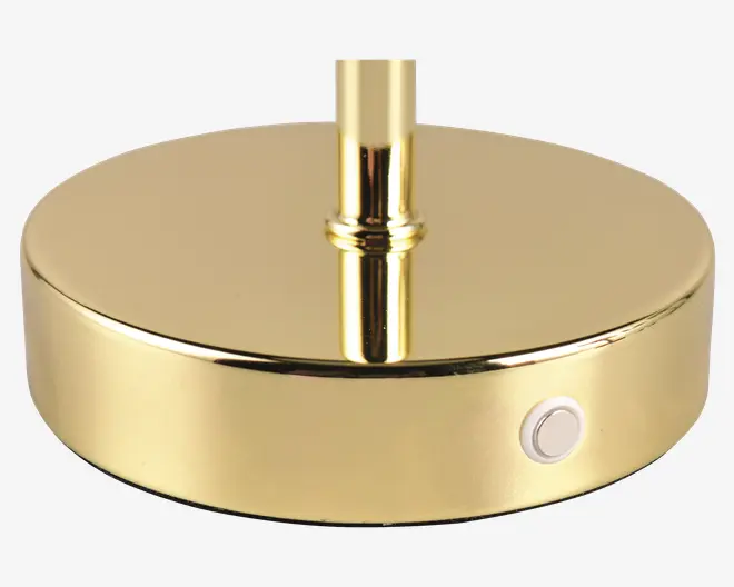 Bordlampe Jeff poleret messing H.30 cm