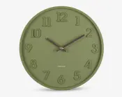 Vægur Calma grøn Ø.30 cm