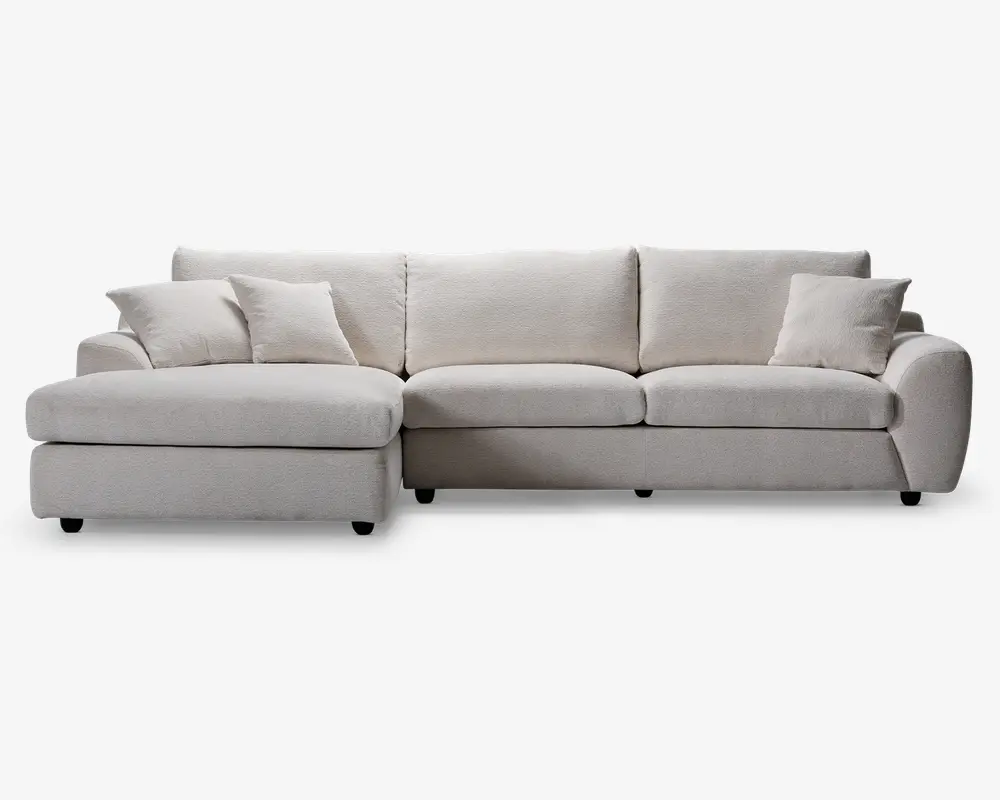 Sofa med XL-chaiselong venstre