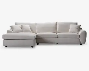 Sofa med XL-chaiselong venstre