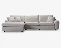 Sofa med XL-chaiselong venstre
