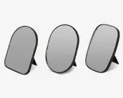 Bordspejl Sort H.22 x B.16 cm