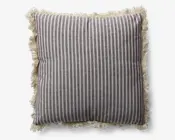 Pude rød m/frynser 45x45 cm 