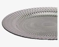 Tallerken Glas Ø.33cm Grøn