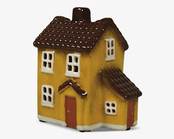 Keramikhus gul H.10 x B.8 cm