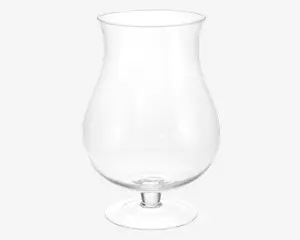 Glas Vase Cognac Shape H.32cm