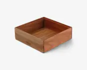 Organiserings bakke akacietræ 15x15 cm