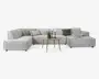 Sofa U-shape Venstrevendt Beige