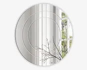 Spejl indgravering II Ø.80 cm