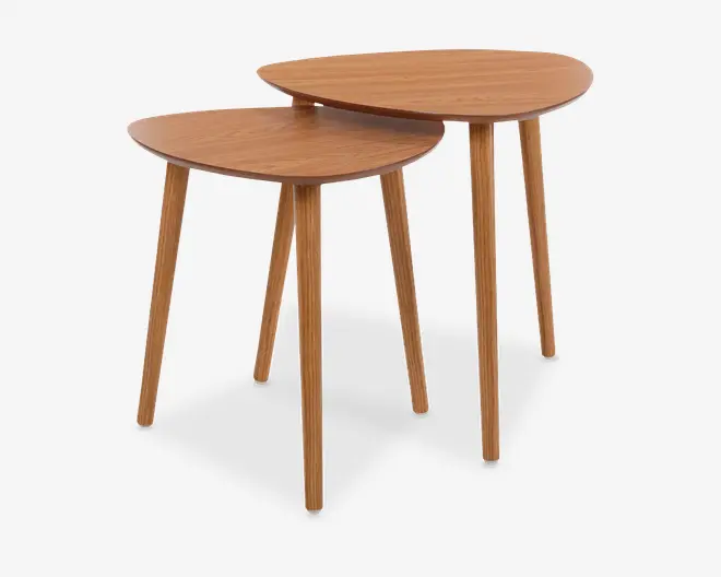 Indskudsborde x 2 Træ