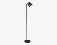 Gulvlampe Blake mat sort H.125 cm 