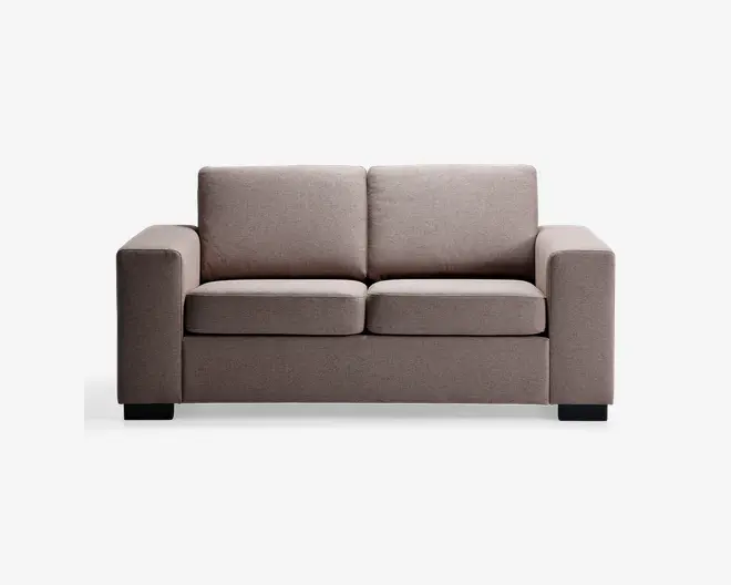 Sofa 2 pers. taupe møbelstof