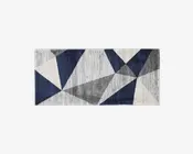 Løber Trigon Blå 80x150 cm