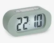 Vækkeur silikone grøn H.7 cm