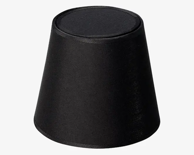 Skærm Isabella Domus sort/kobber H.14,5 cm 