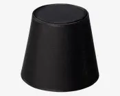 Skærm Isabella Domus sort/kobber H.14,5 cm 