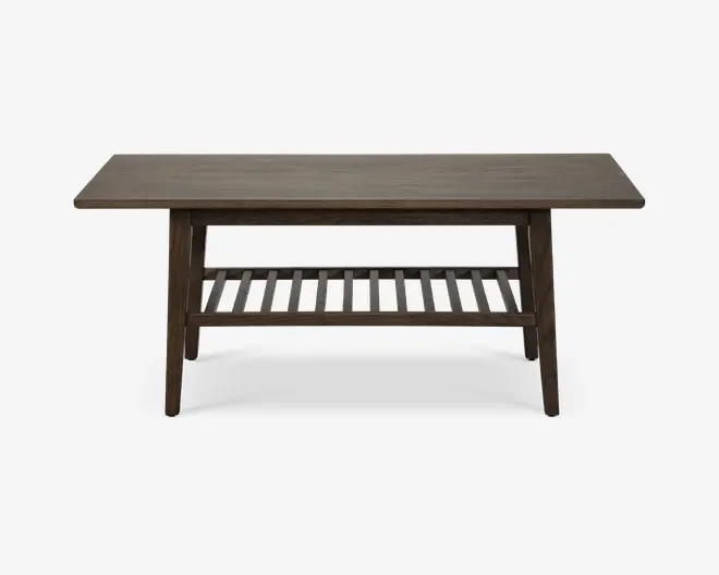 Sofabord olieret/røget eg 60x122 cm