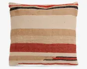 Pude stribet tufted 50x50 cm