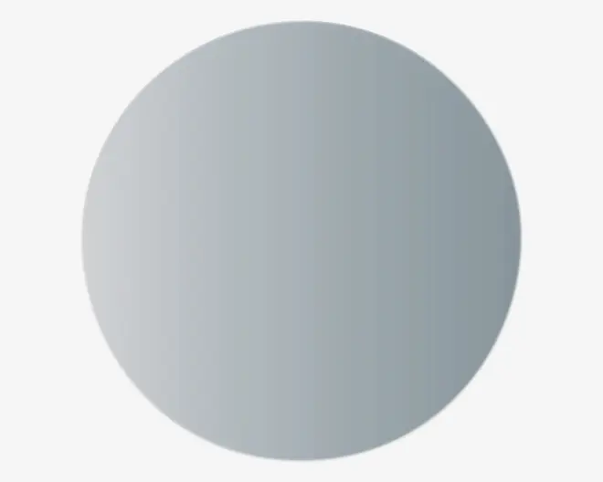 Spejl Cirkel Slim Ø.110 cm