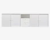 Reol Mistral 5 Sekt. m/4 Døre og 2 Skuffer