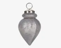 Julekugle Cone Grøn/Hvid 