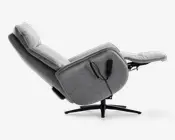 Drejestol m/indbygget skammel og 0-gravity