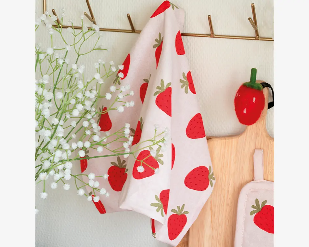 Viskestykke jordbær 2 stk.